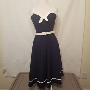 Pinup Couture navy sailor dress, XL